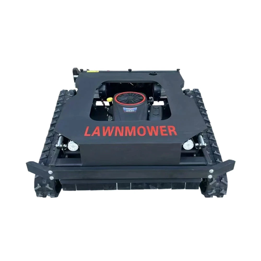 GROVIA 452CC Hybrid Remote Control Lawn Mower, Dual 1000W Motors, 16HP Power, 80cm Cutting Width, Self-Charging, Heavy-Duty All-Terrain Design for Large Lawns - Blue