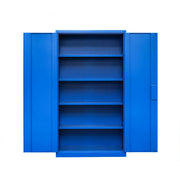 GROVIA Multi-Function Heavy Duty Tool Cabinet 4 Inner Shelves No Pegboard 100cm Wide for Garage & Workshop Storage - Blue