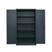 GROVIA Multi-Function Heavy Duty Tool Cabinet 4 Inner Shelves No Pegboard 100cm Wide for Garage & Workshop Storage - Grey