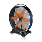 GROVIA Industrial Fan Oscillating Type Powerful Air Circulator Full Copper Motor Metal Safety Grille Low Noise Design