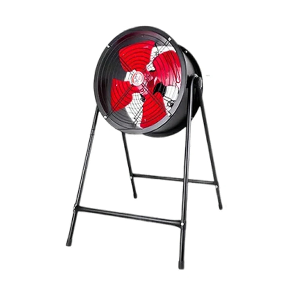 GROVIA Industrial Ventilation Fan Pedestal Type Adjustable Speed Full Copper Motor Waterproof Dustproof Low Noise Design