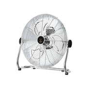 GROVIA 16 Inch Air Circulation Fan Energy Efficient Motor Spiral Blade Multiple Speed High Safety Grille Design - Silver
