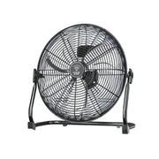 GROVIA 16 Inch Air Circulation Fan Energy Efficient Motor Spiral Blade Multiple Speed High Safety Grille Design - Black