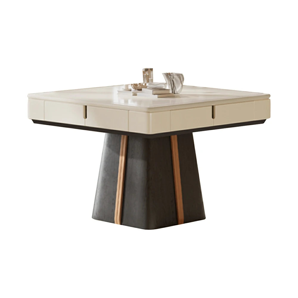 HEXJON 100cm Automatic Mahjong Table/Dining Table/Coffee Table Low Frequency Noise Reduction - Black