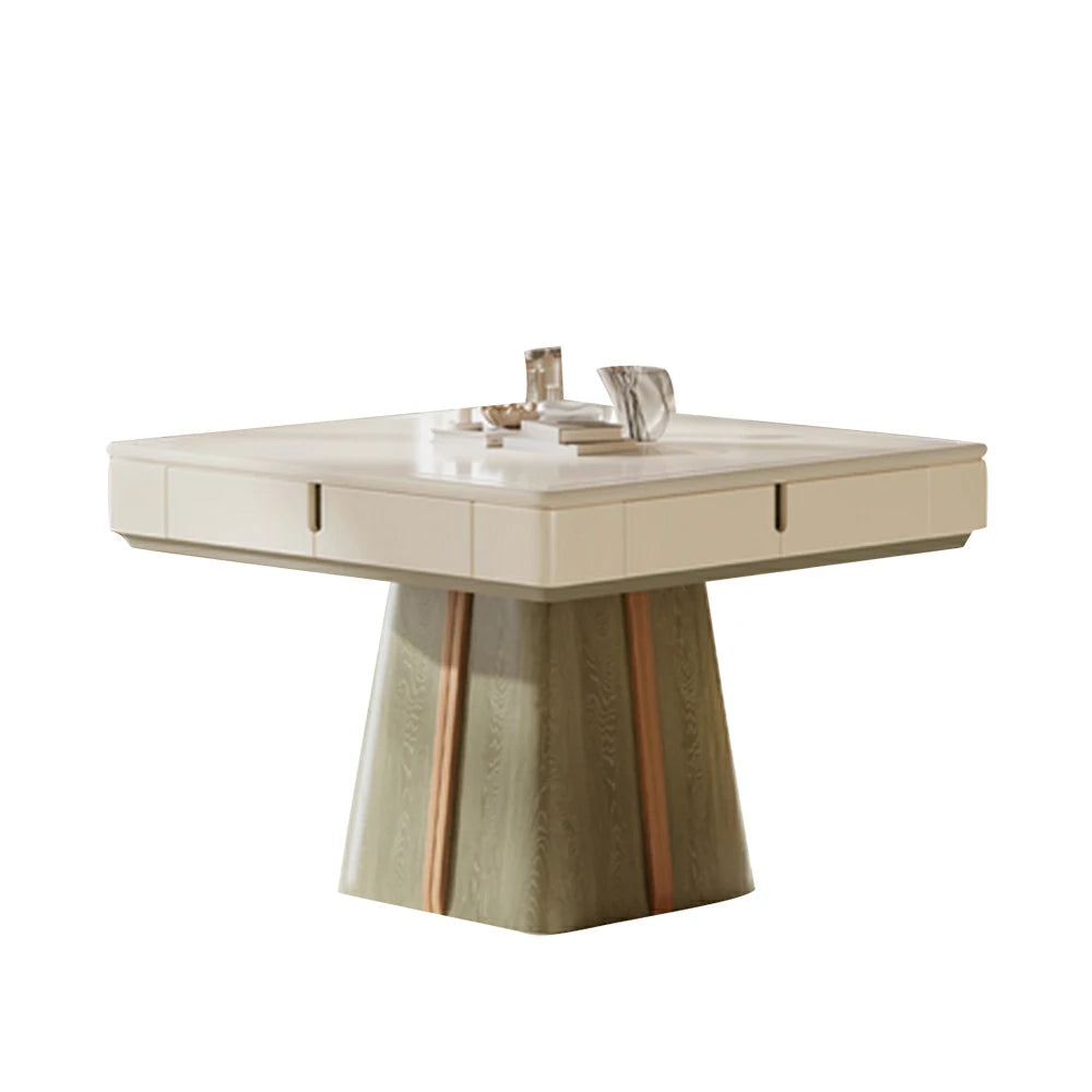 HEXJON 100cm Automatic Mahjong Table/Dining Table/Coffee Table Low Frequency Noise Reduction - Green