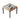 HEXJON 101cm Automatic Mahjong Table - Tempered Glass Top,Noise-Reducing Velvet Surface,Modern Square Design - Orange