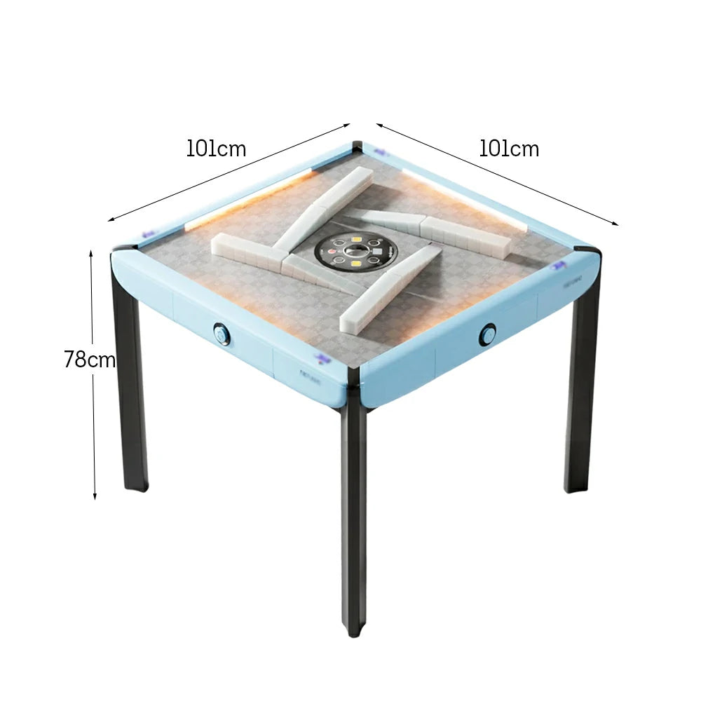 HEXJON 101cm Automatic Mahjong Table  W/ LED Light