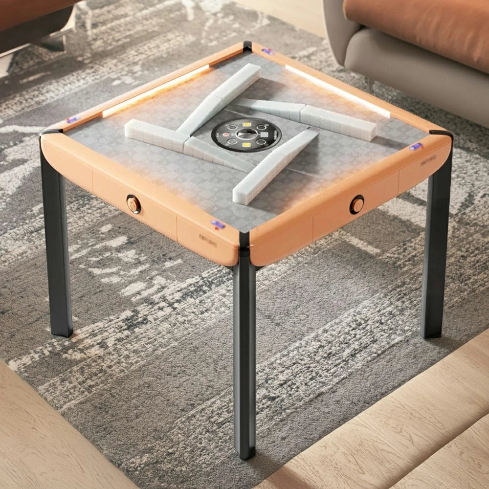 HEXJON 101cm Automatic Mahjong Table  W/ LED Light