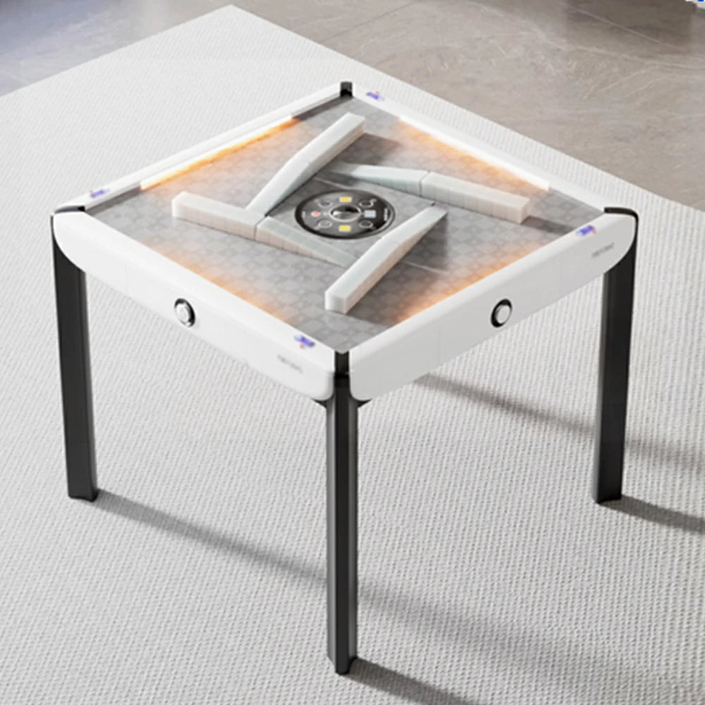 HEXJON 101cm Automatic Mahjong Table  W/ LED Light