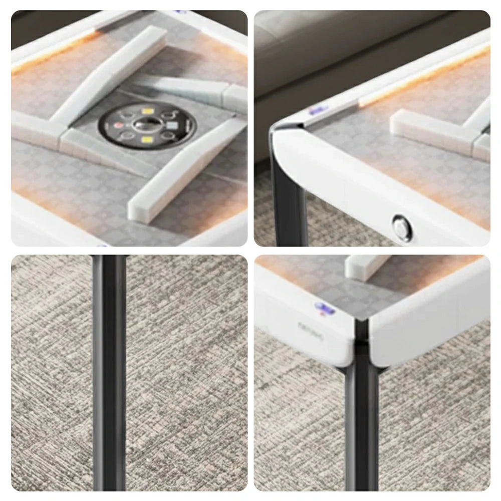 HEXJON 101cm Automatic Mahjong Table  W/ LED Light