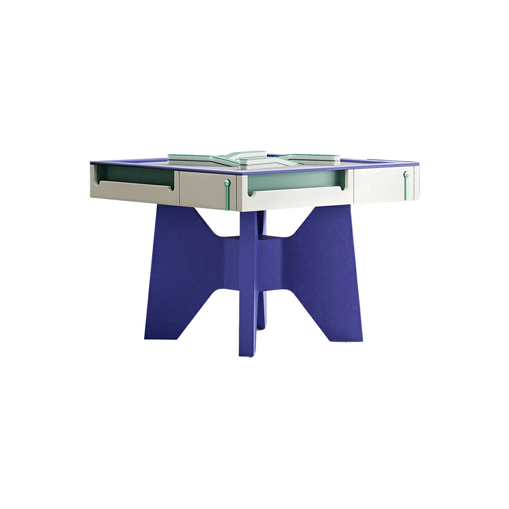 HEXJON 107cm Automatic Mahjong Table/Dining Table/Coffee Table Solid Wood Base Frame