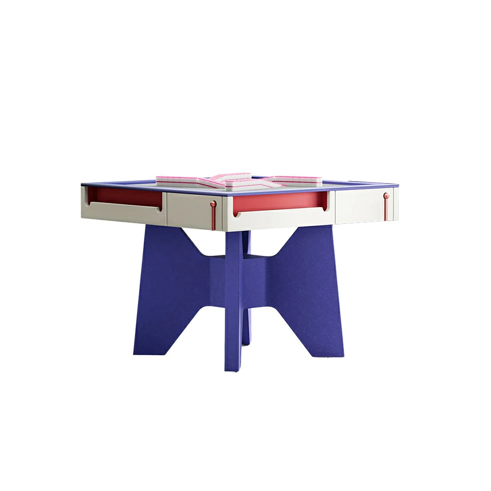 HEXJON 107cm Automatic Mahjong Table/Dining Table/Coffee Table Solid Wood Base Frame