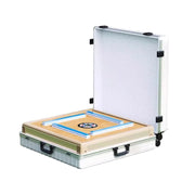 HEXJON 80 x 80 cm Foldable Automatic Mahjong Table with Spinner Luggage Case, Portable Travel Design, Durable Frame