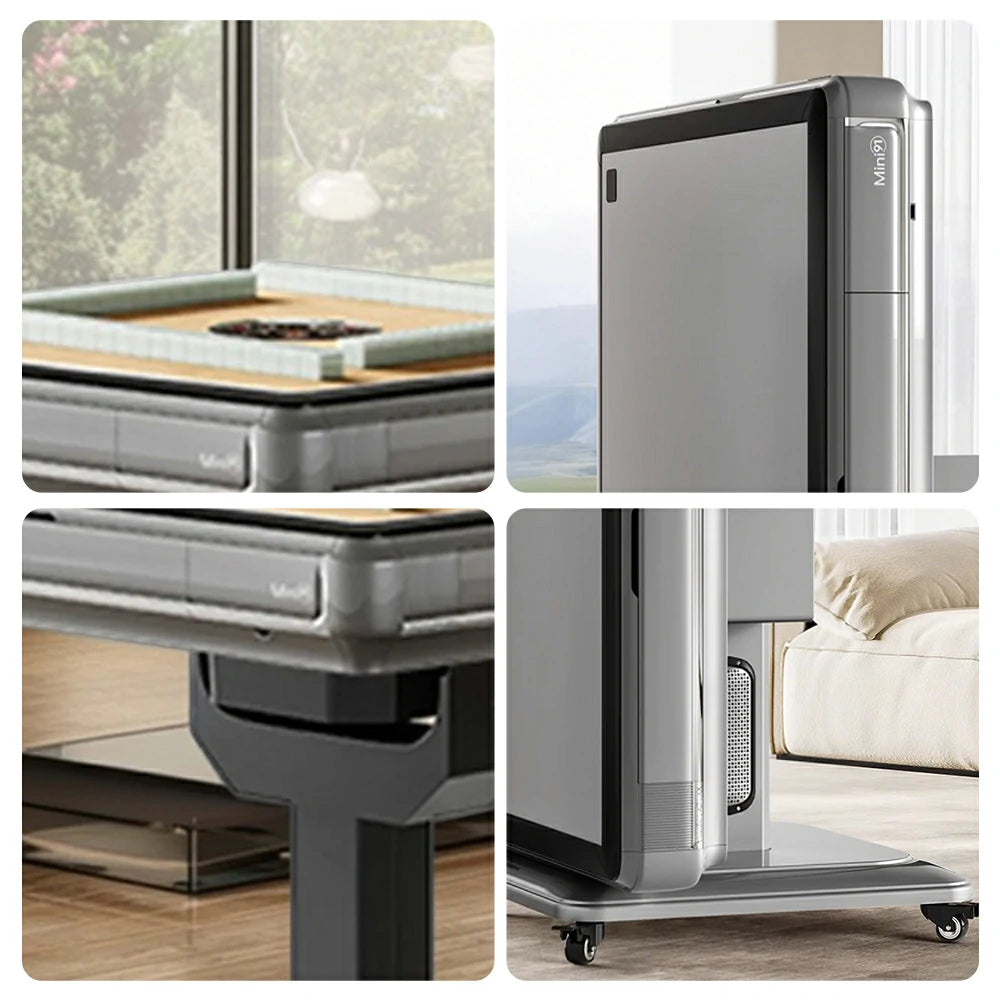 HEXJON 91cm Automatic Mahjong Table/Dining Table Foldable Design