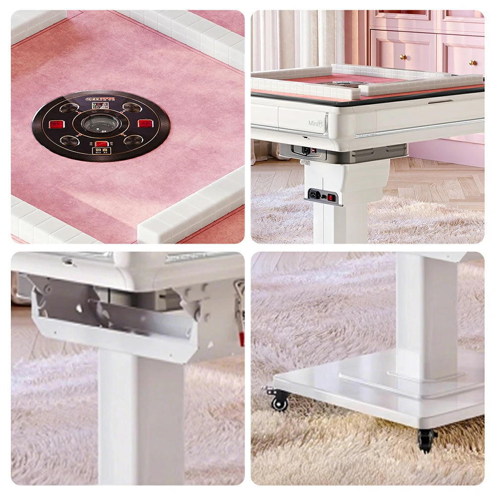 HEXJON 91cm Automatic Mahjong Table/Dining Table Foldable Design