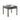 HEXJON 91 x 91 cm Mini Automatic Mahjong Table, Low Noise, Full Metal Frame, Glass Border Design - Grey