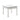 HEXJON 91 x 91 cm Mini Automatic Mahjong Table, Low Noise, Full Metal Frame, Glass Border Design - White