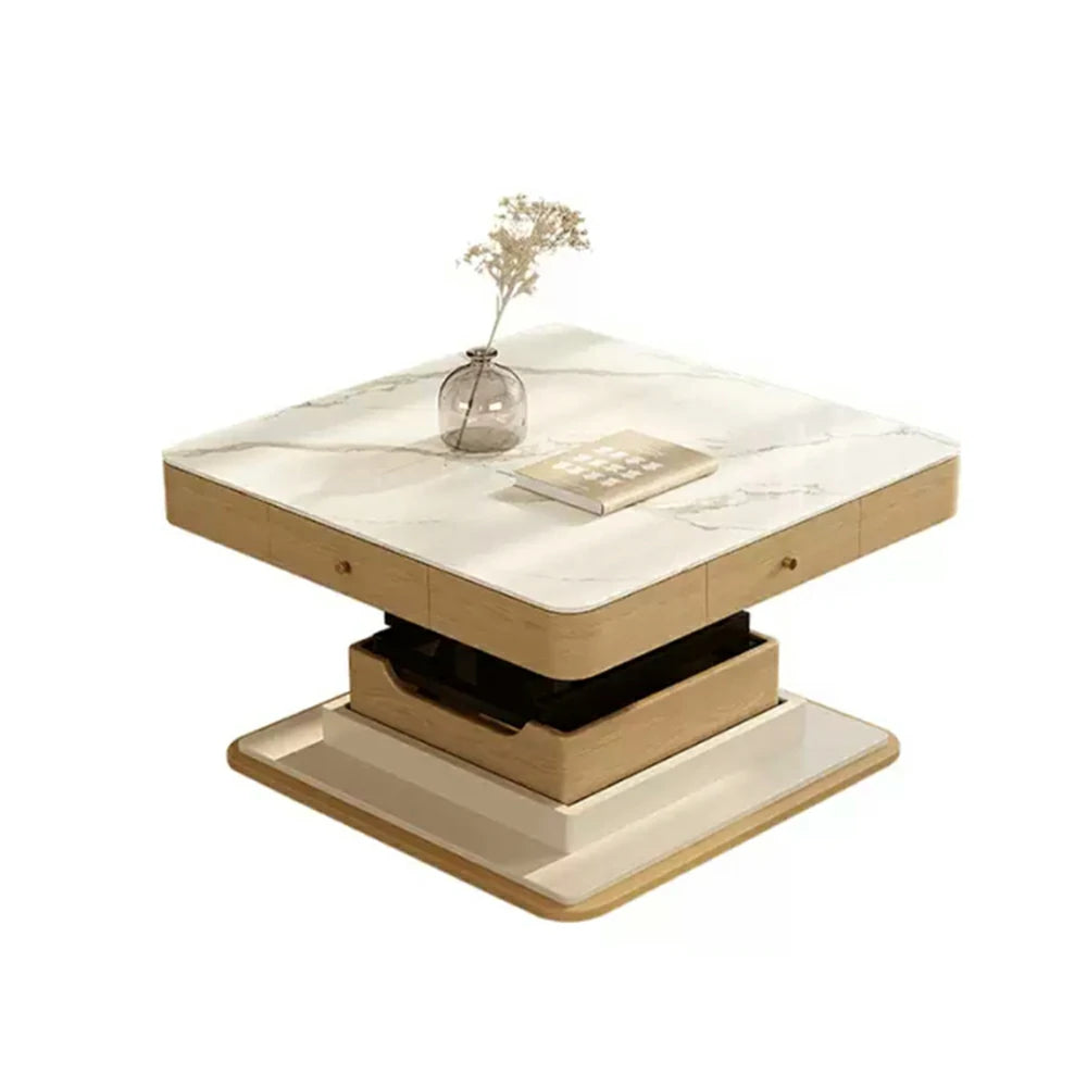 HEXJON 105cm Automatic Mahjong Table/Dining Table/Coffee Table Height Adjustable