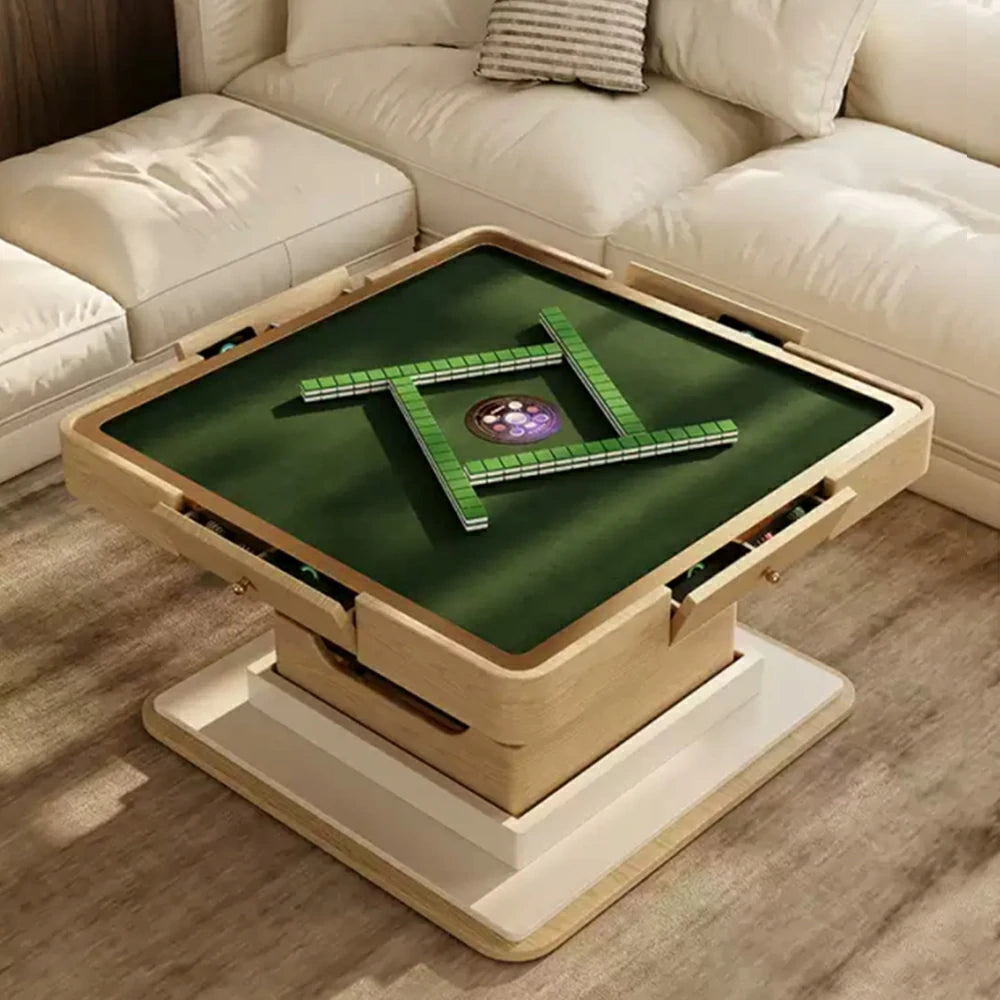 HEXJON 105cm Automatic Mahjong Table/Dining Table/Coffee Table Height Adjustable