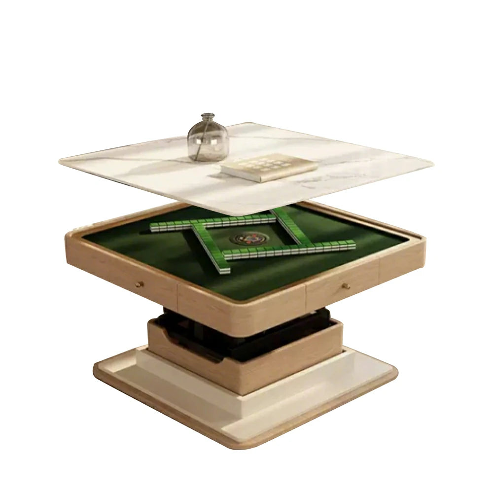 HEXJON 105cm Automatic Mahjong Table/Dining Table/Coffee Table Height Adjustable