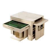 HEXJON 2-in-1 Extendable Island Mahjong Dining Table 150CM-240CM Versatile Design with Hidden Storage - White