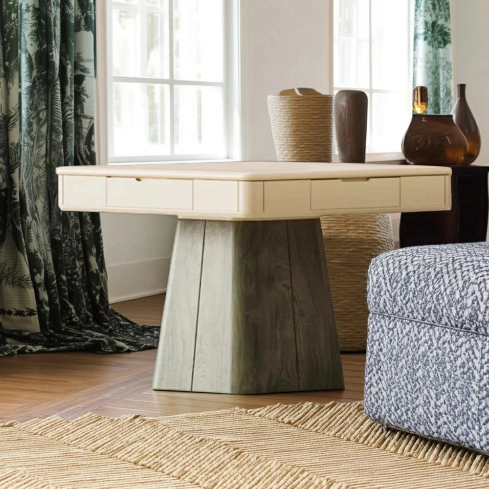 HEXJON 96.2cm Automatic Mahjong Table/Dining Table Low-frequency Noise Reduction