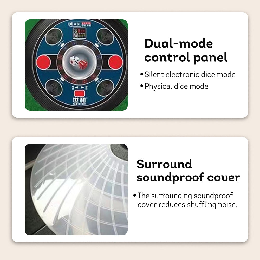 HEXJON JL003 Automatic Mahjong Table/Dining Table with Storage Boxes