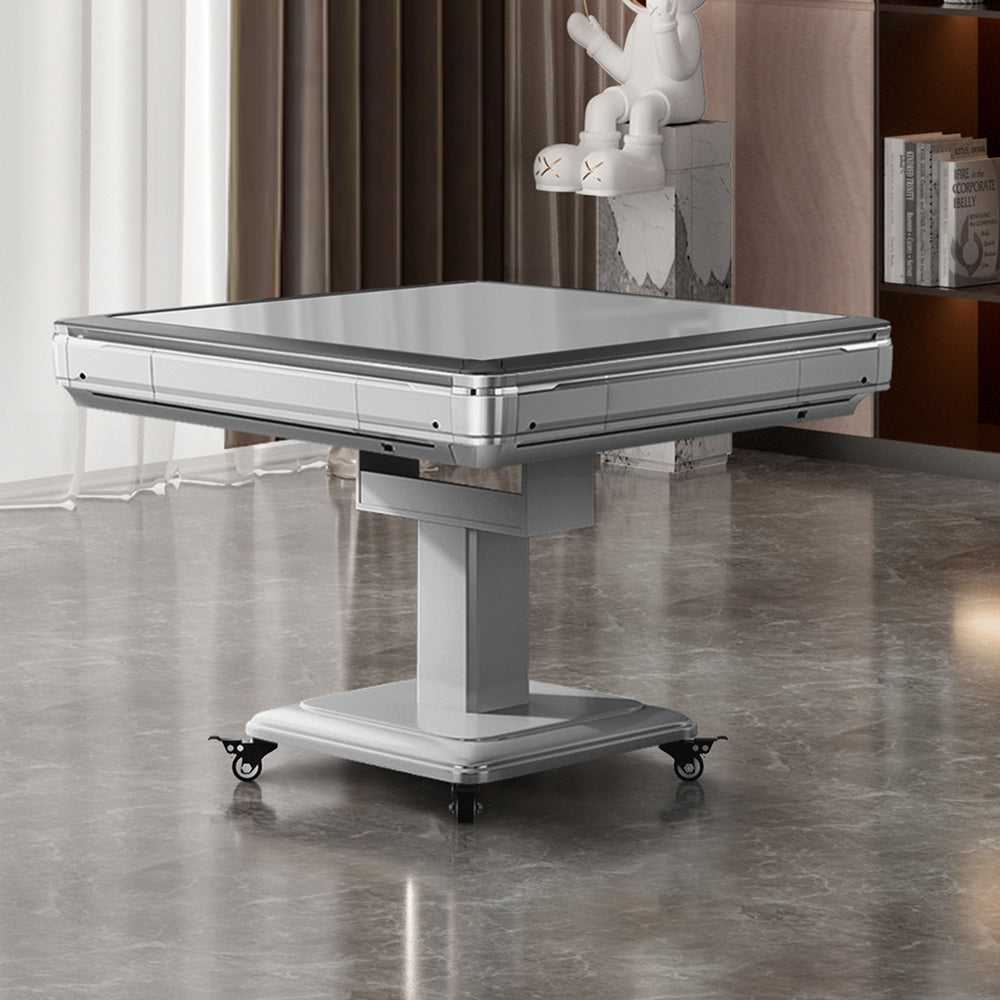 HEXJON K72 Champagne & Grey Multifunctional Automatic Mahjong Table-Champagne