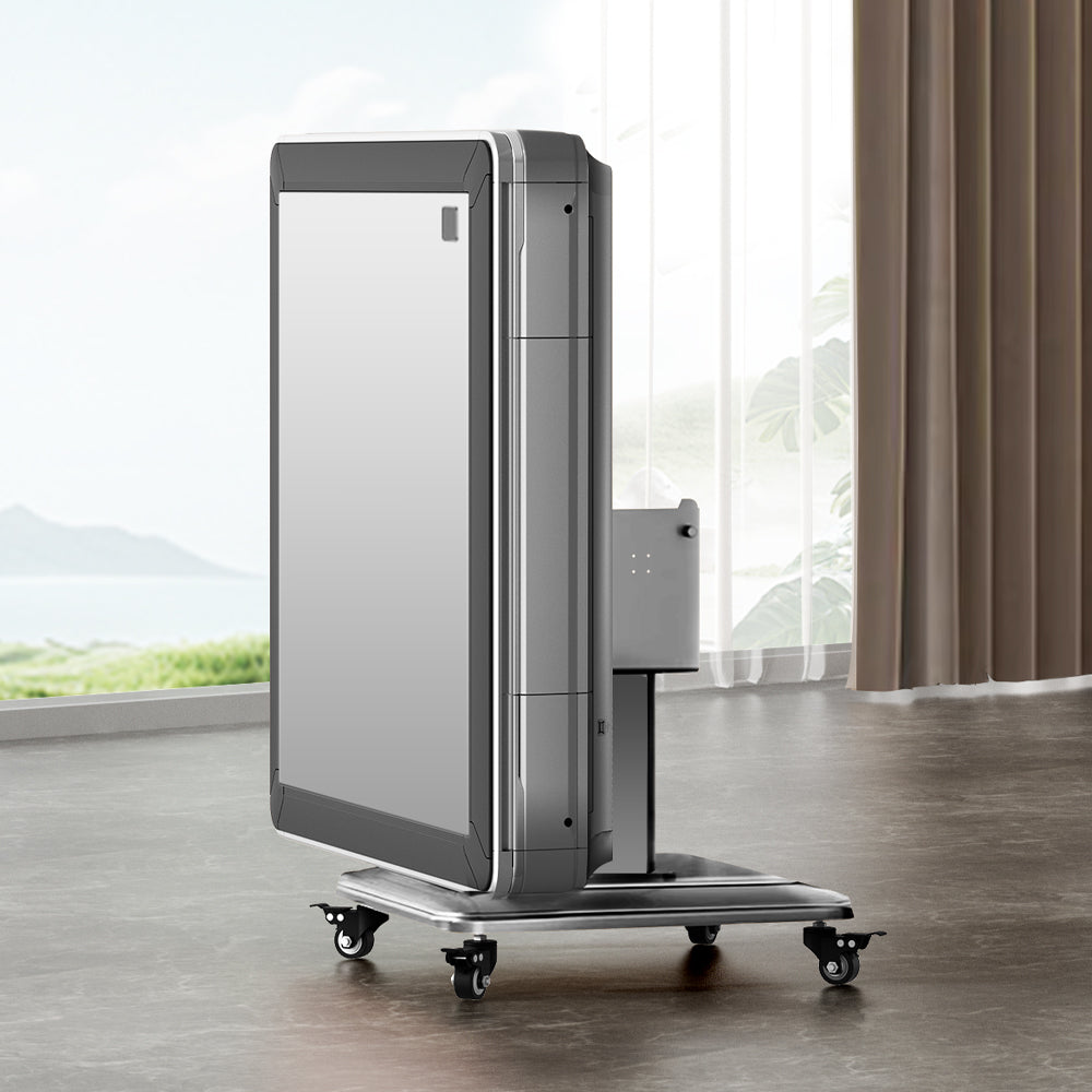 HEXJON K72 Champagne & Grey Multifunctional Automatic Mahjong Table-Champagne