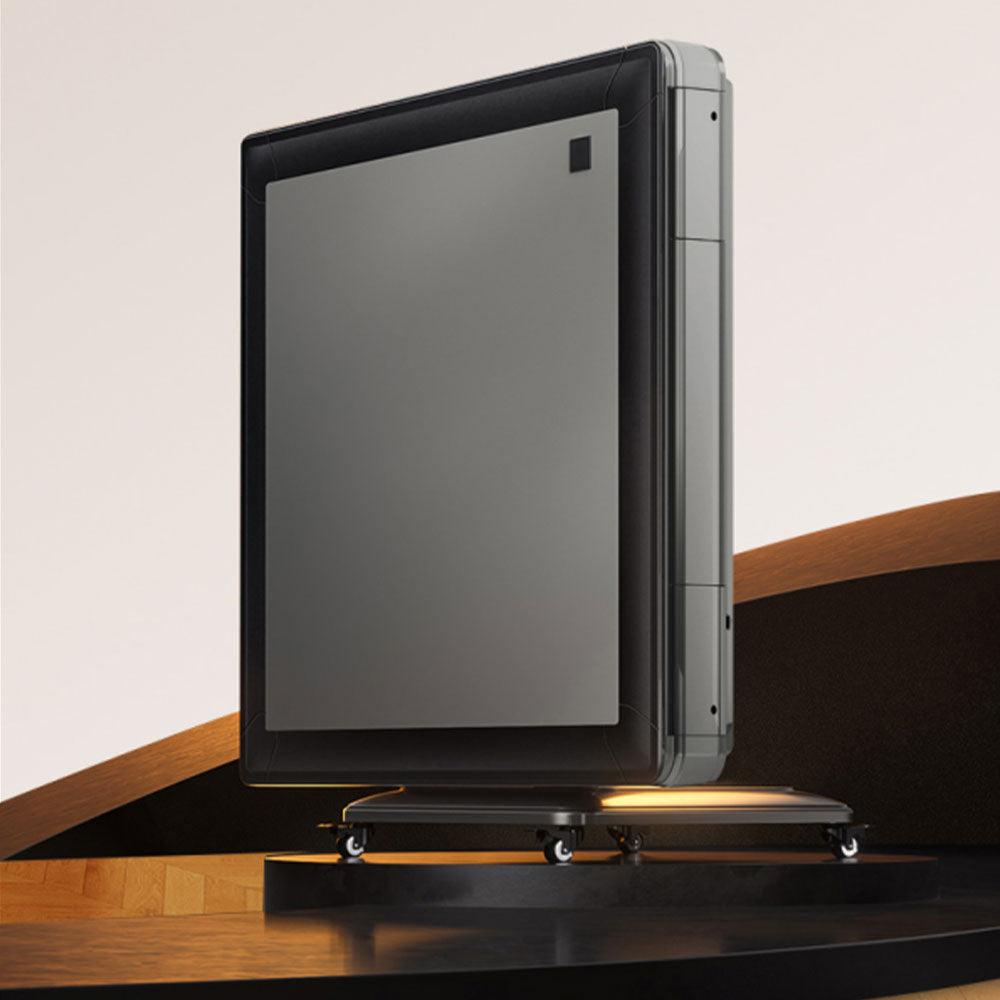 HEXJON K72 Champagne & Grey Multifunctional Automatic Mahjong Table-Champagne