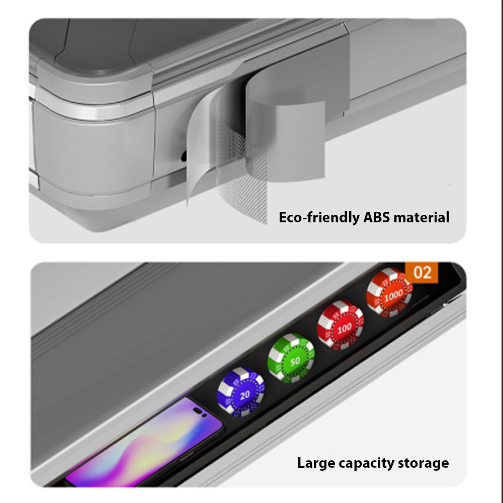 HEXJON K72 Champagne & Grey Multifunctional Automatic Mahjong Table-Champagne