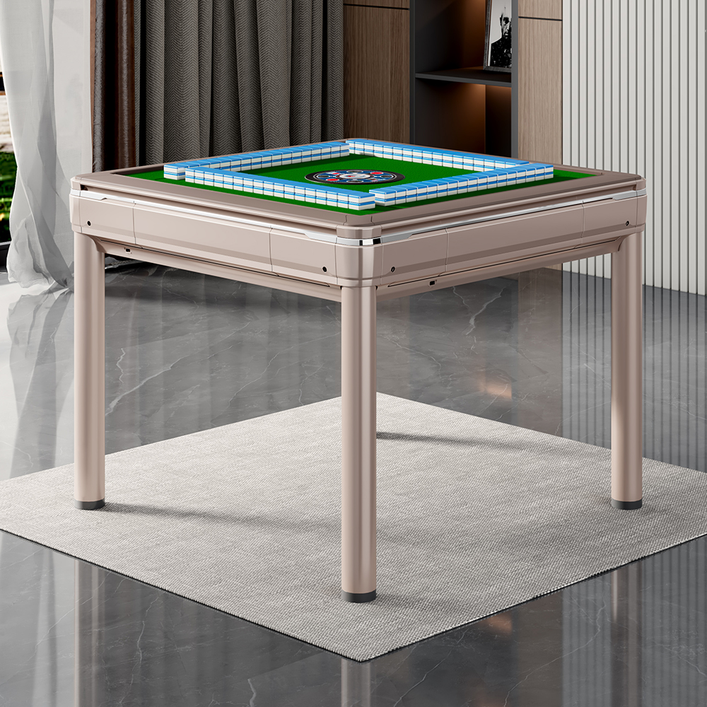 HEXJON Q72 Champagne & Grey Multifunctional Automatic Mahjong Table