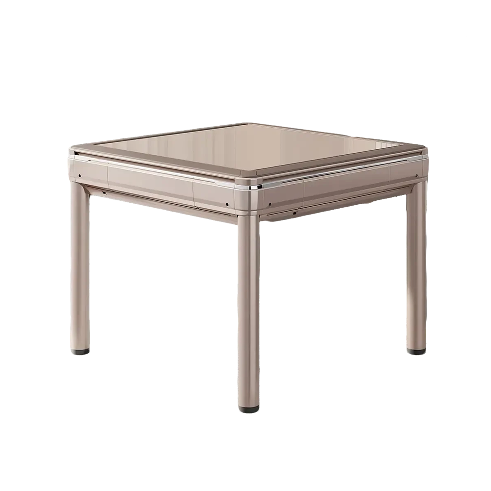 HEXJON Q72 Champagne & Grey Multifunctional Automatic Mahjong Table