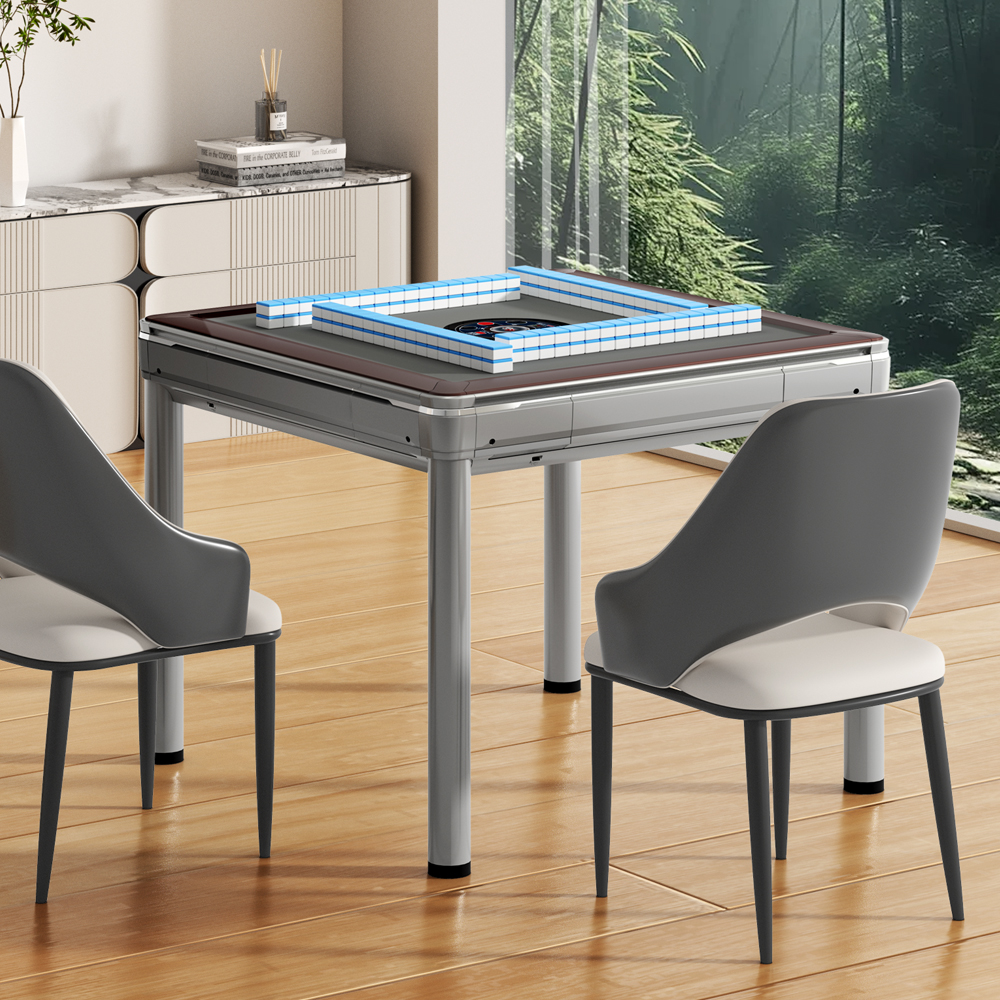 HEXJON Q72 Champagne & Grey Multifunctional Automatic Mahjong Table