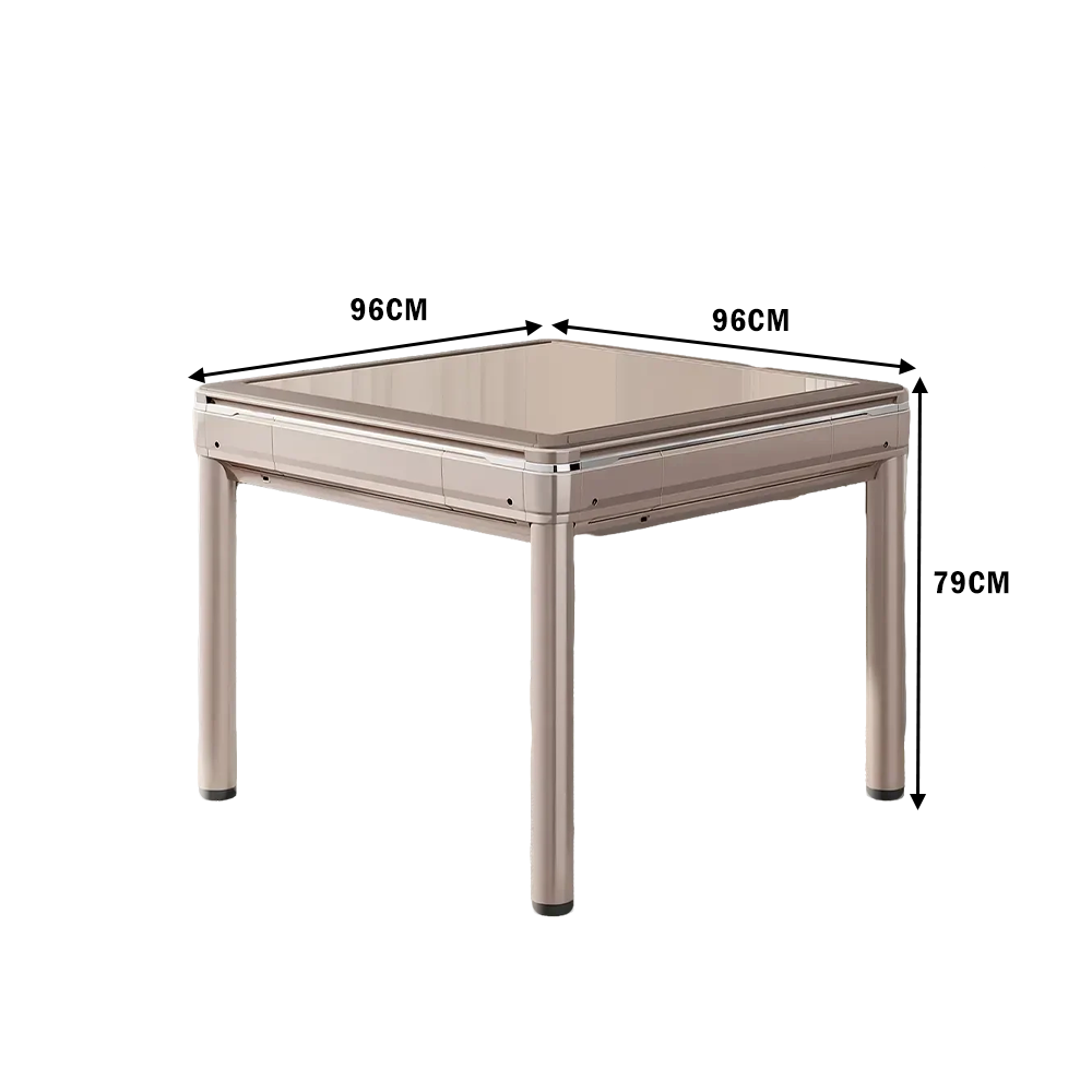 HEXJON Q72 Champagne & Grey Multifunctional Automatic Mahjong Table