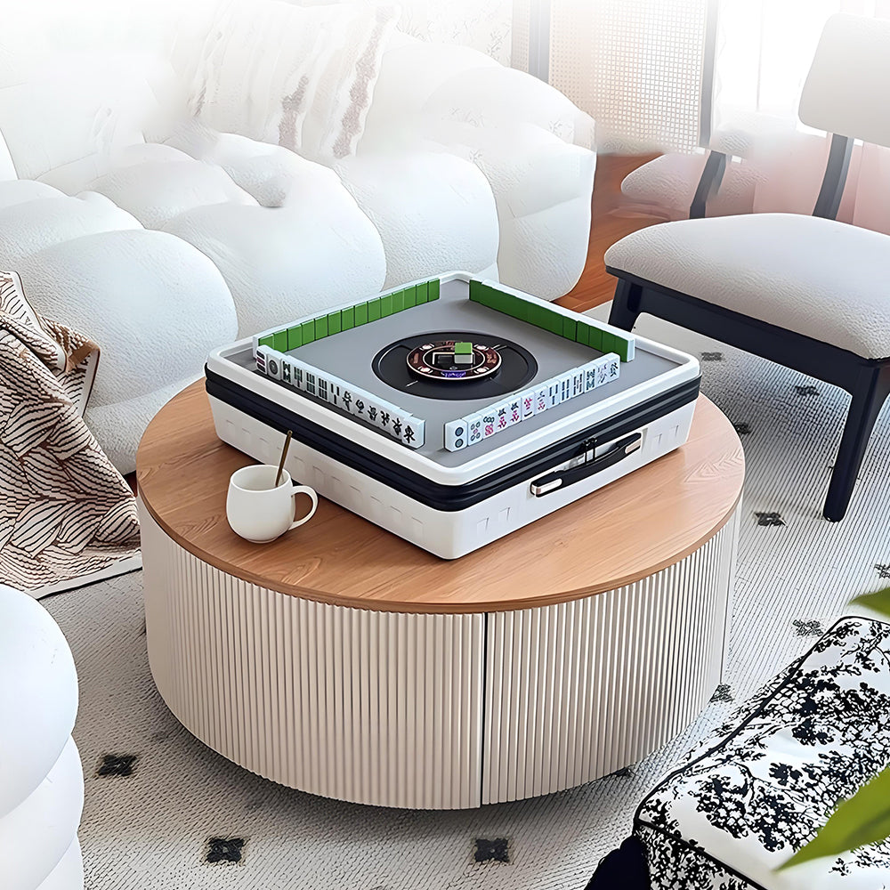 HEXJON ST Portable Hand-Carried Automatic Mahjong Table Perfect for Travel and Outdoor Fun