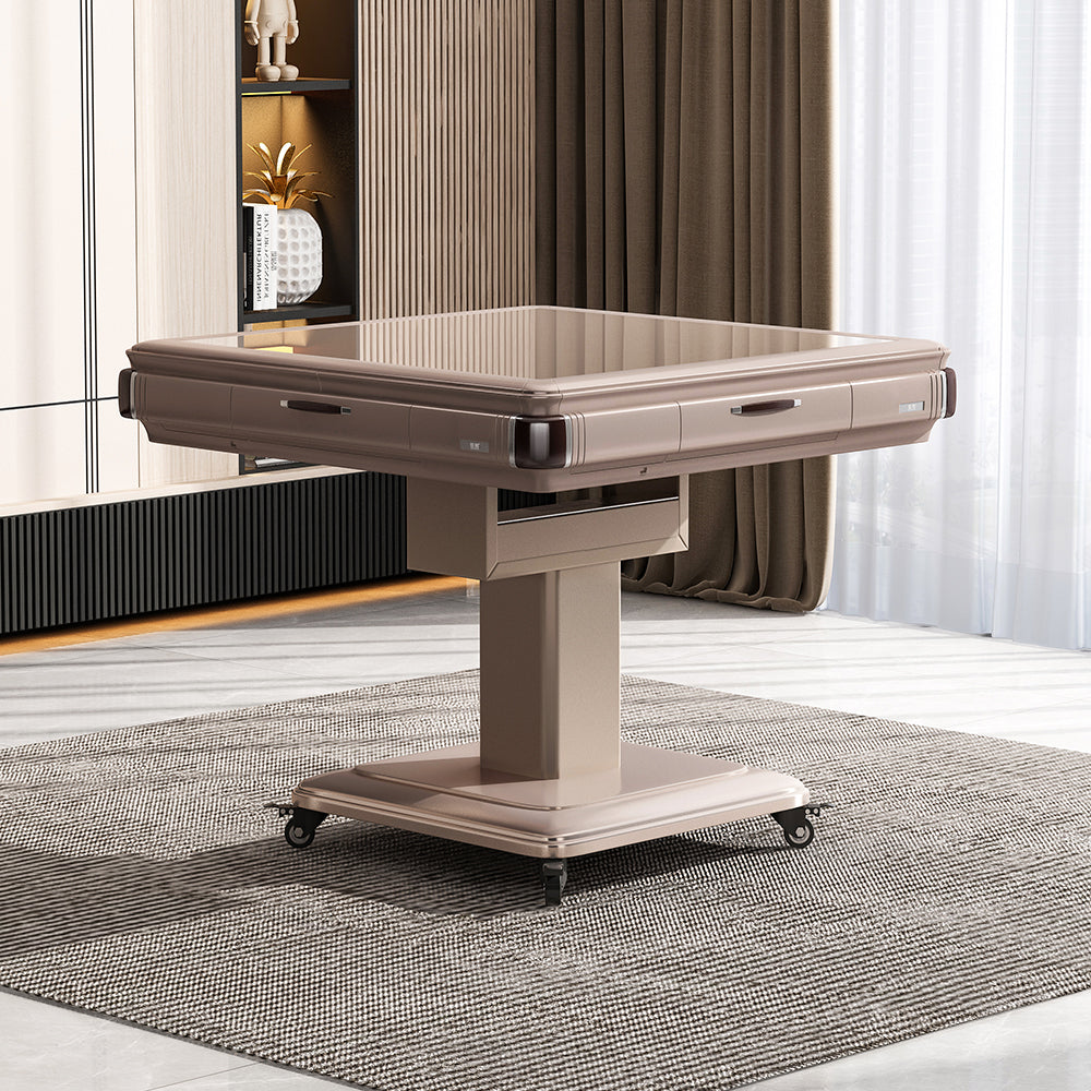 HEXJON X6 Champagne & Grey Multifunctional Automatic Mahjong Table
