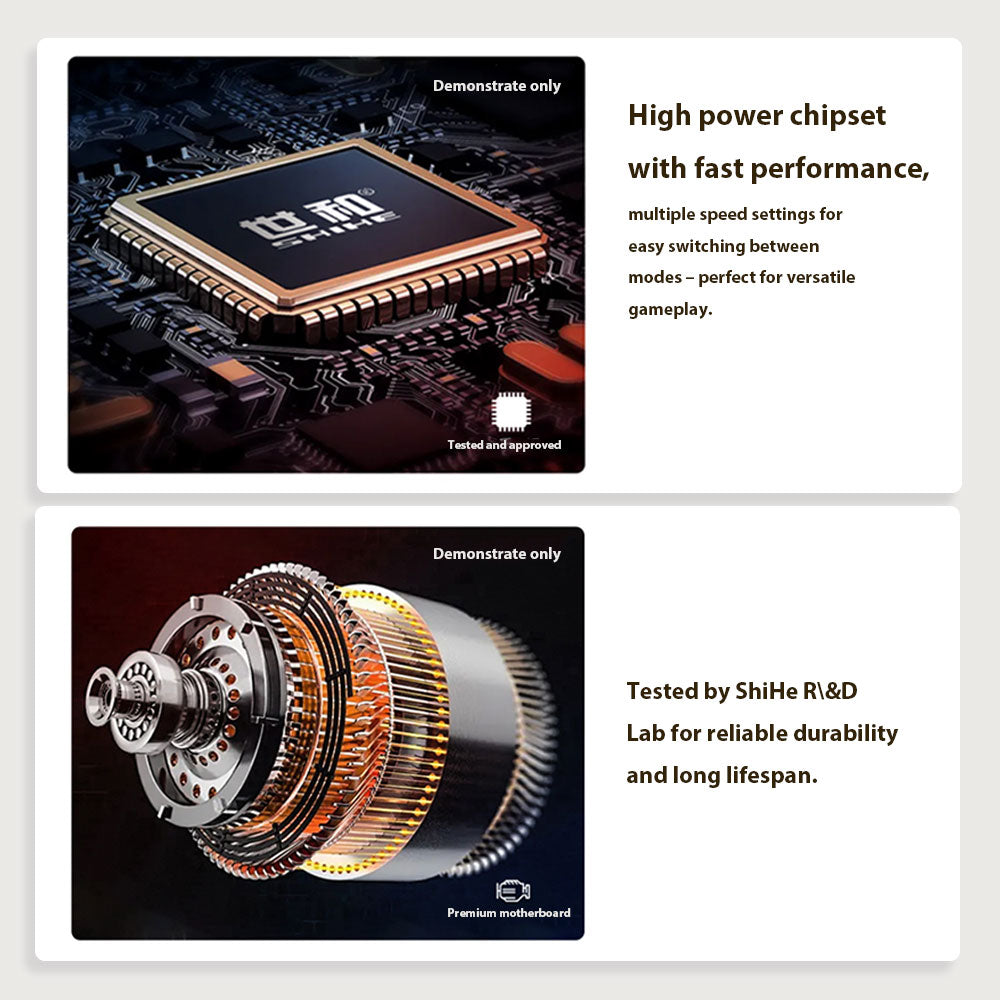 HEXJON X6 Champagne & Grey Multifunctional Automatic Mahjong Table