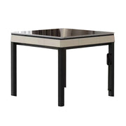 HEXJON No.36 Automatic Mahjong Table - Jade-Style Tiles, Ultra-Slim Low-Noise Enclosed Design, Wool Felt Top, 94cm Compact Game Table - Gold