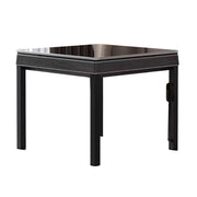 HEXJON No.36 Automatic Mahjong Table - Jade-Style Tiles, Ultra-Slim Low-Noise Enclosed Design, Wool Felt Top, 94cm Compact Game Table - Grey