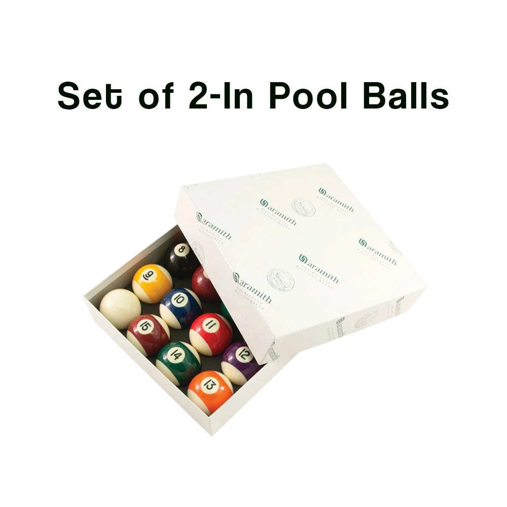 ARIX Aramith Standard Pool Balls Set, Precision Phenolic Resin Balls - 2"/2 1/4" Size Options