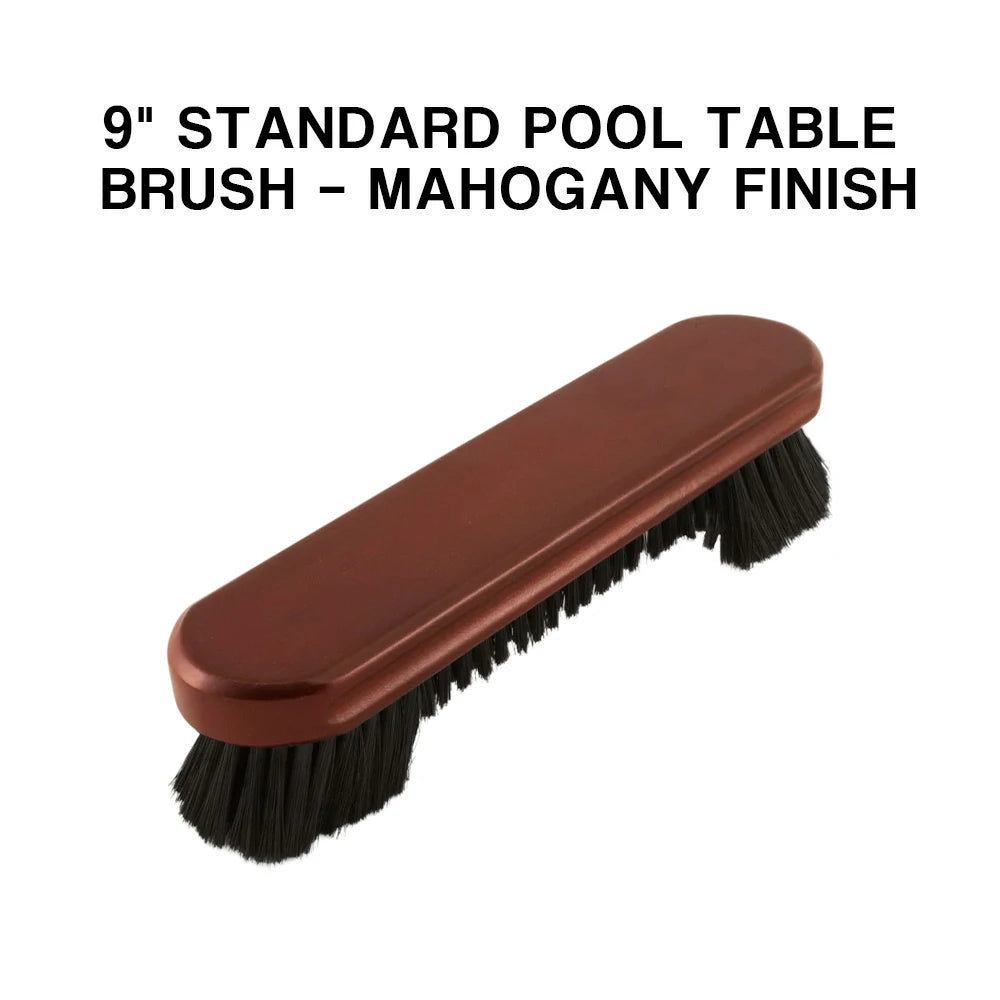 ARIX 9" Standard Table Brush, Solid Timber Body with Nylon Bristles - Mahogany Finish