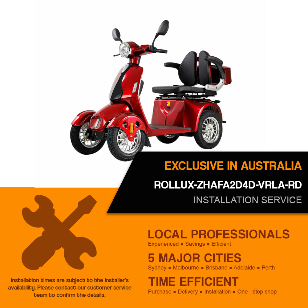 Installation Service For : ROLLUX-ZHAFA2D4D-VRLA-RD