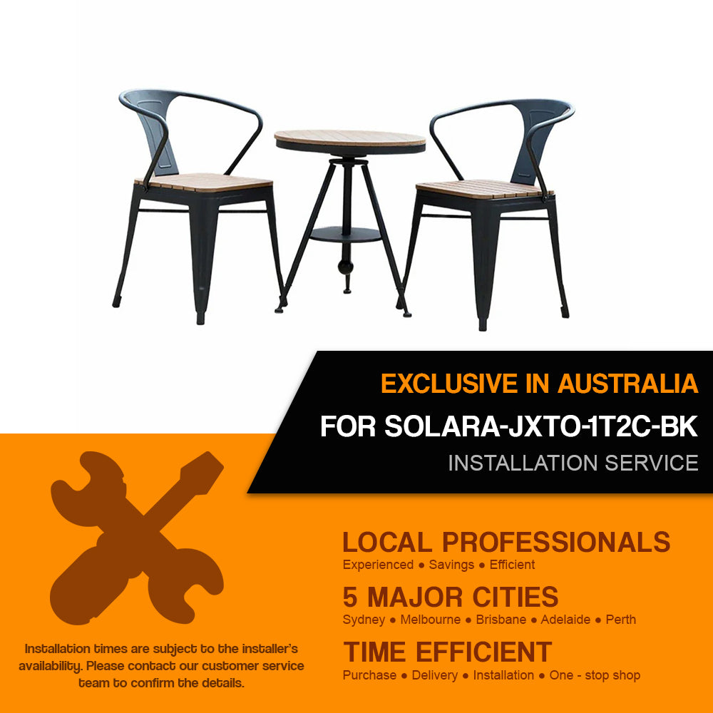 Installation Service For : SOLARA-JXTO-1T2C-BK