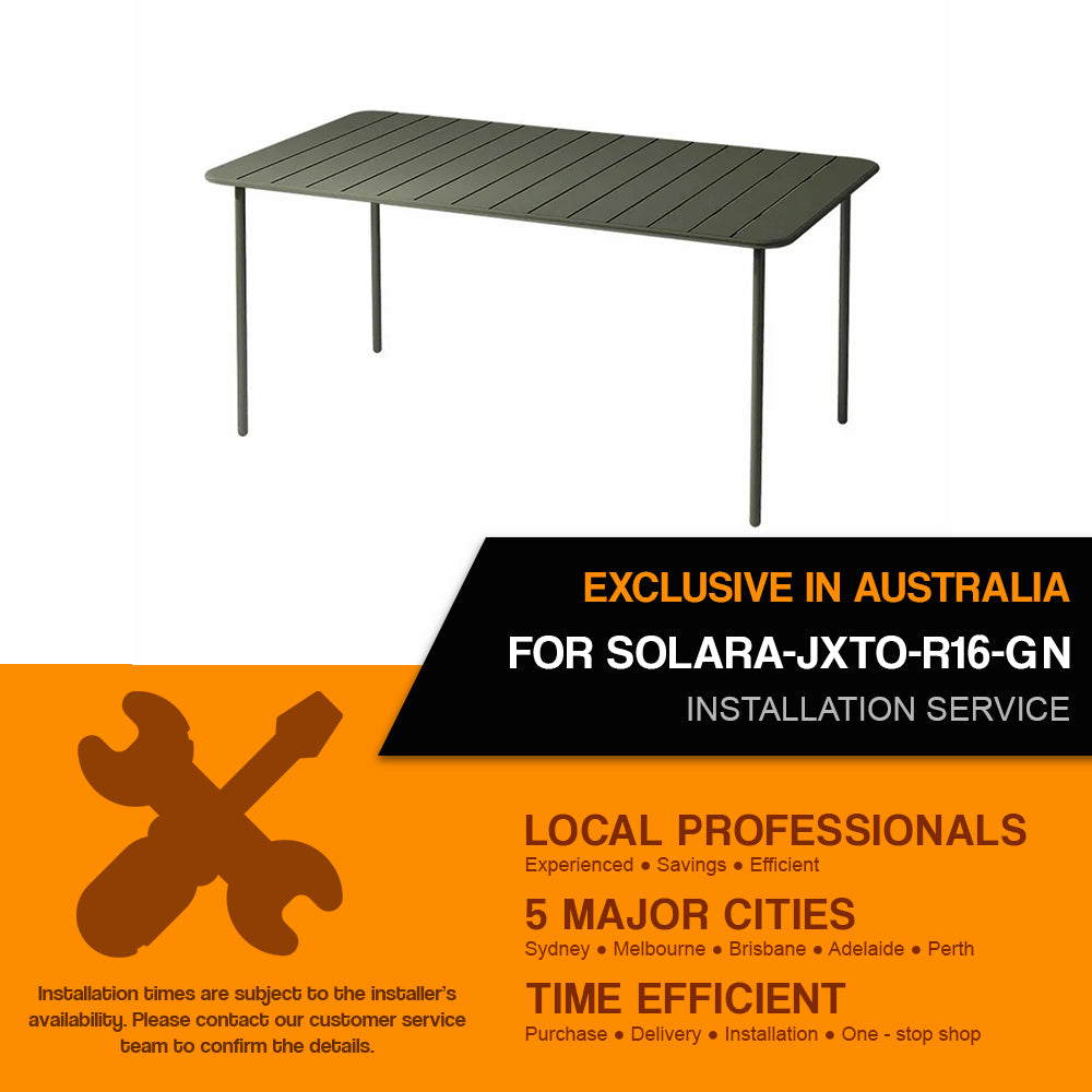 Installation Service For : SOLARA-JXTO-R16-GN