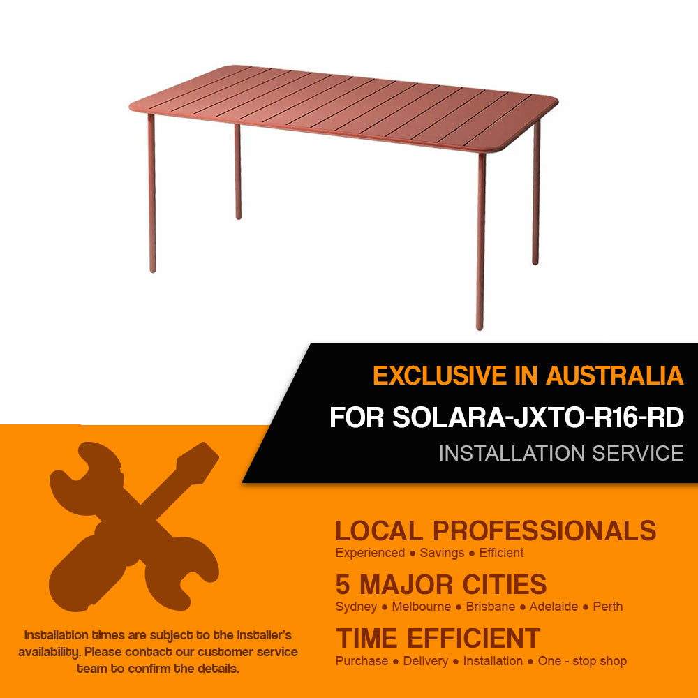 Installation Service For : SOLARA-JXTO-R16-RD