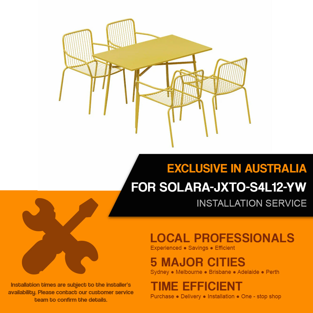 Installation Service For : SOLARA-JXTO-S4L12-YW