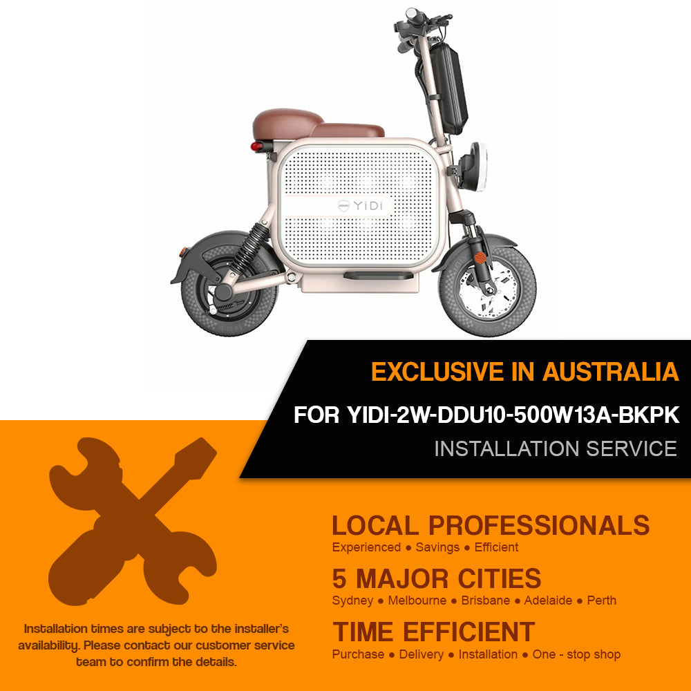 Installation Service For : YIDI-2W-DDU10-500W13A-BKPK