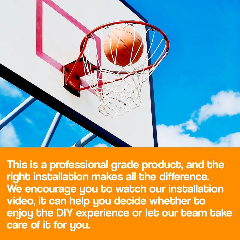 Installation Service For : Basketball Hoop Concrete Base