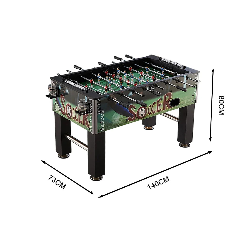 KICKSY GTST001 MDF 5FT Soccer Table with Cup Holders